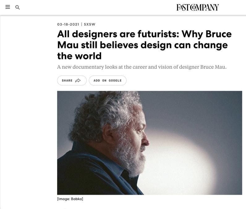 Design can change the world. But so can everything else. Via Fast Company.
